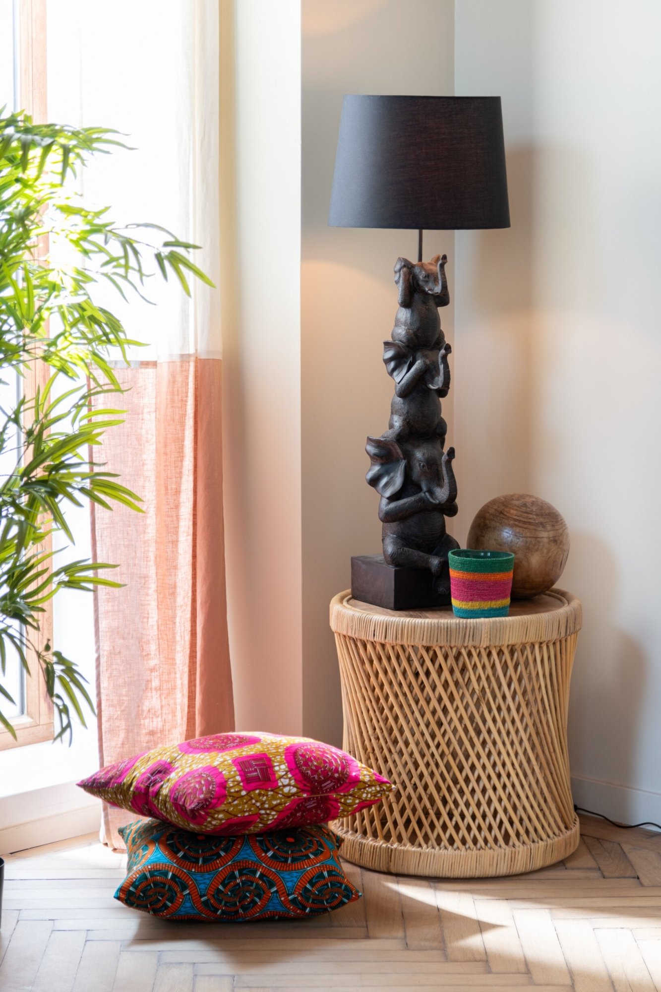 Bijzettafel Huntano Rotan 50 cm - Afbeelding 5