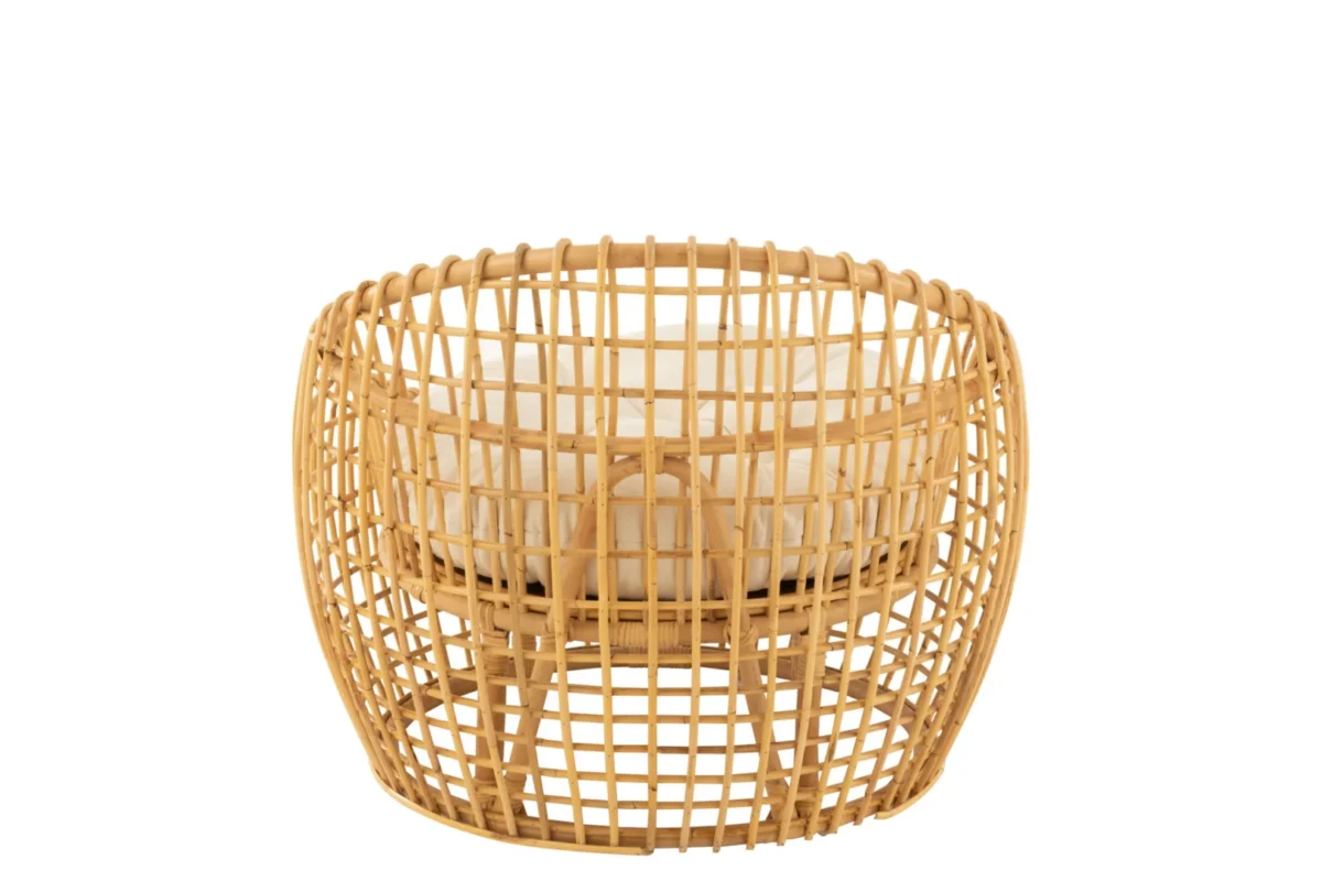 Loungestoel Ziellor Naturel Rotan 79x84x67 cm – foto 3