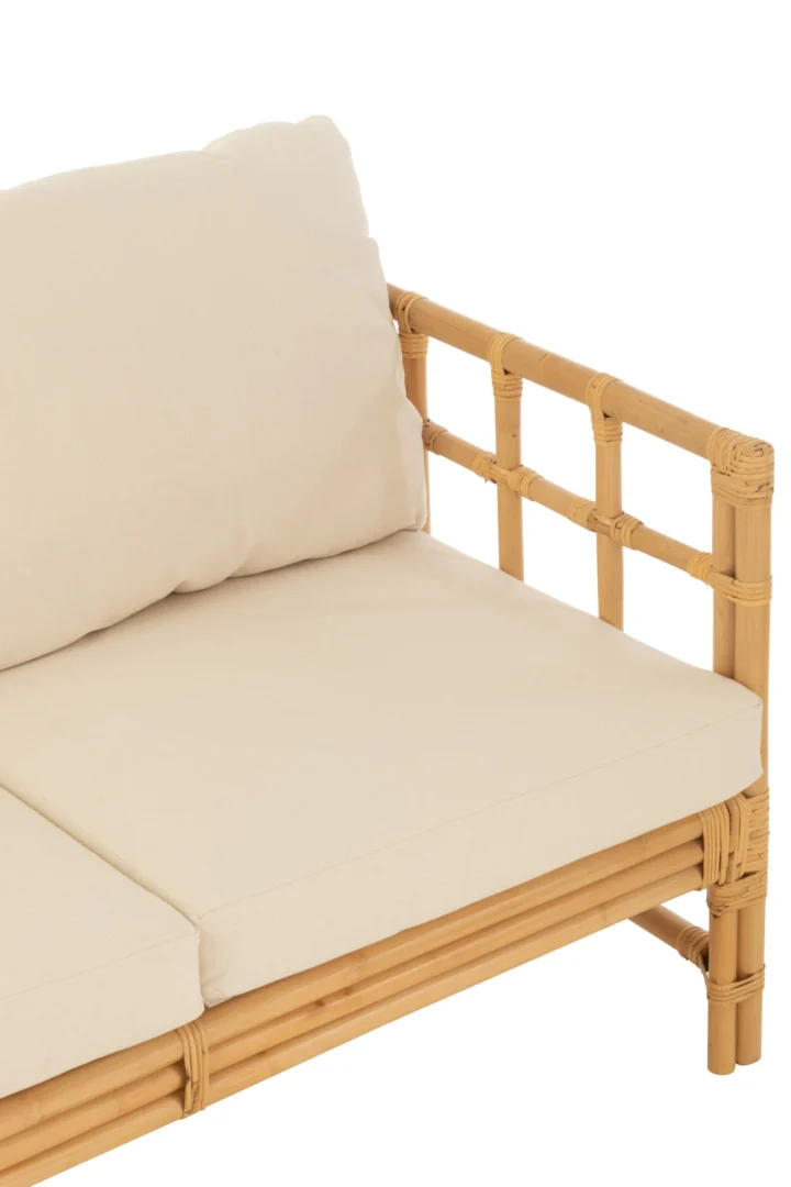 Bank Seemmond Rotan Naturel - Afbeelding 5