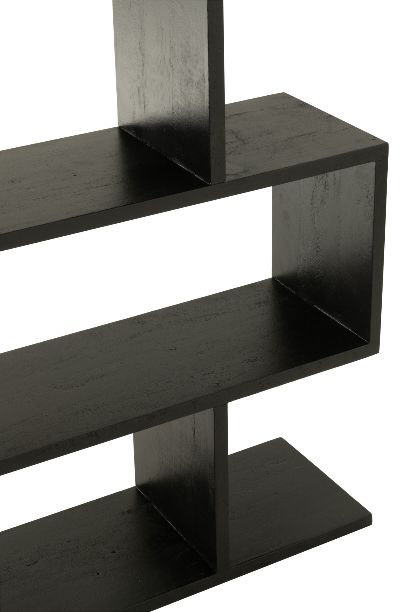 Boekenkast Naandol Zwart 120 cm - Afbeelding 4