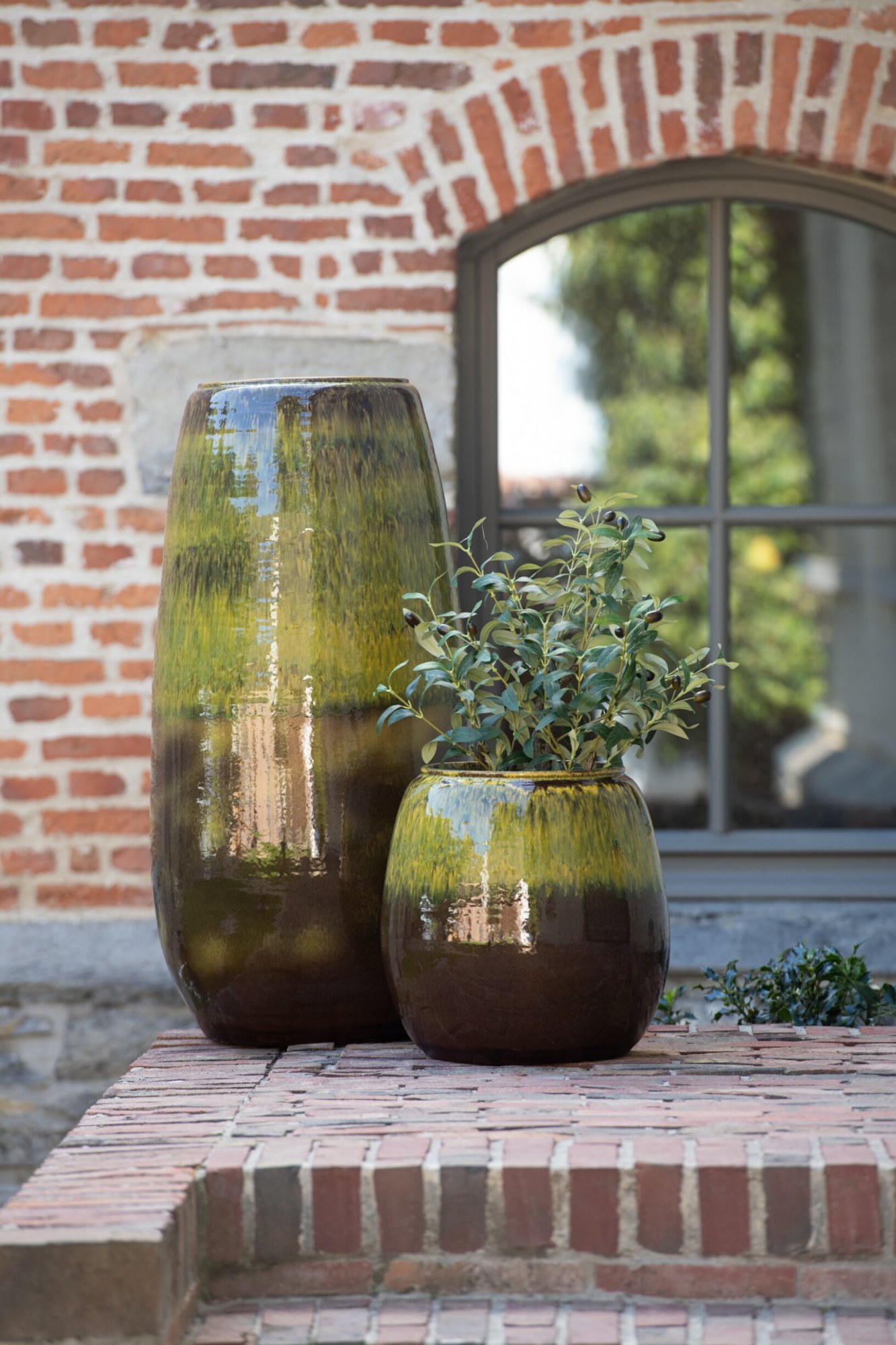 Pot Vommek Polyethyleen Groen H60 cm