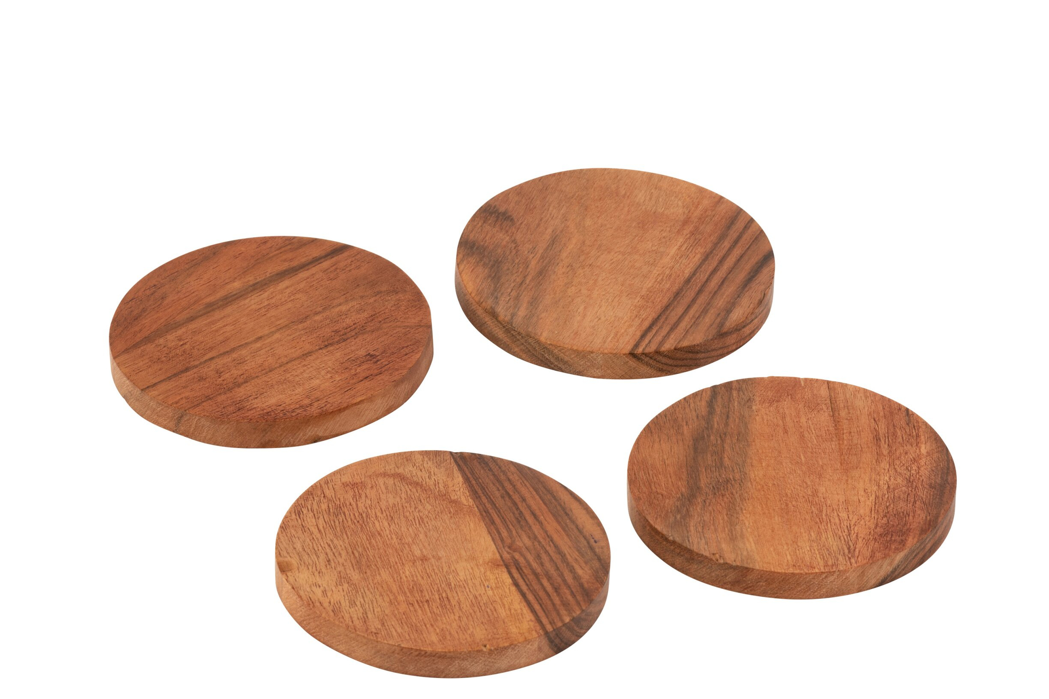 Onderzetter Primo Hout Groen - Set van 4 - Afbeelding 2