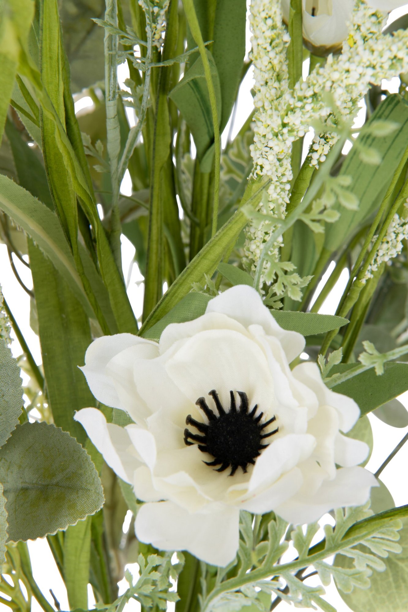 Kunstbloem Russine Polyester Wit