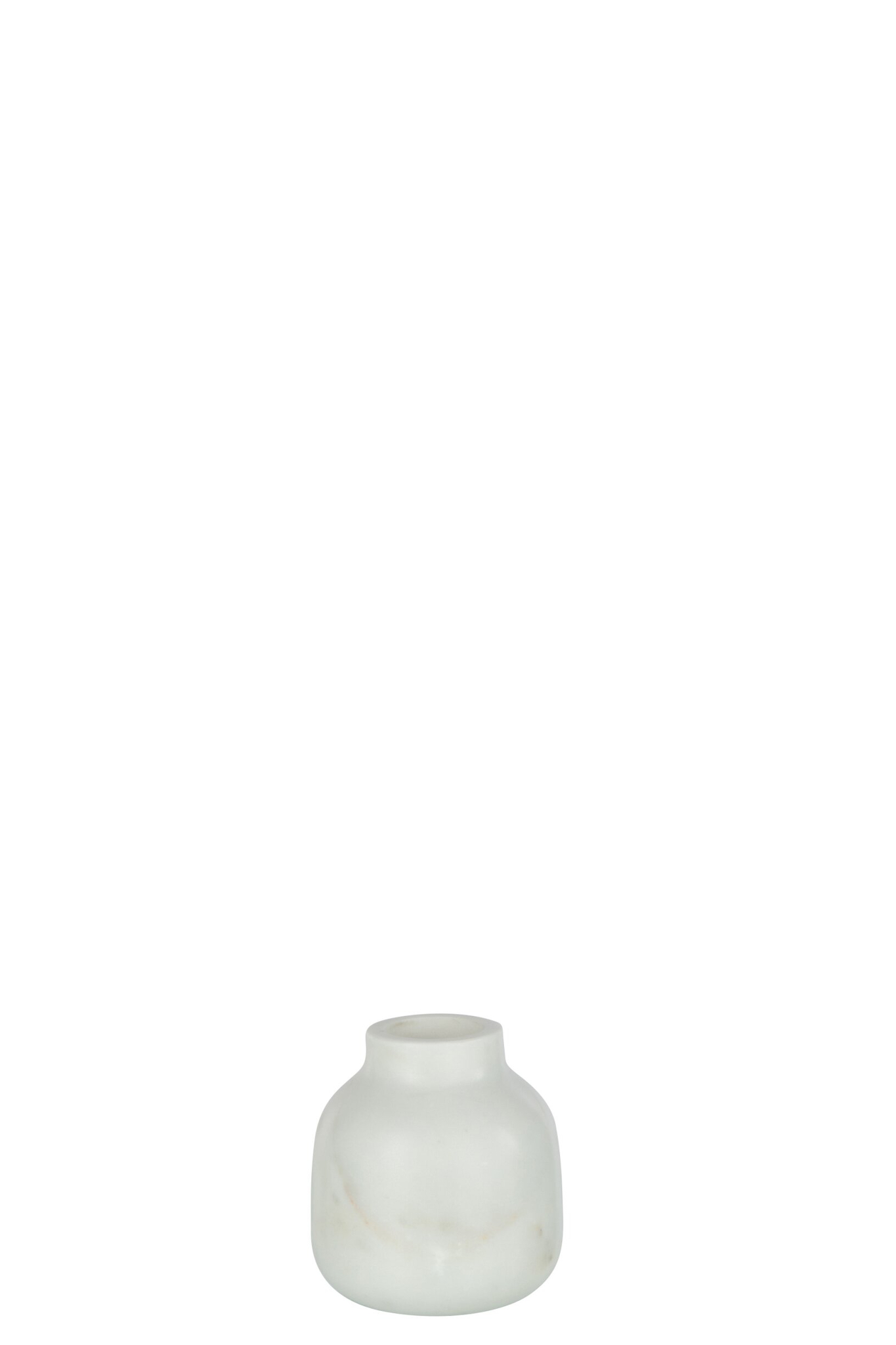 Flesvaas Peenti Marmer Wit H10 cm