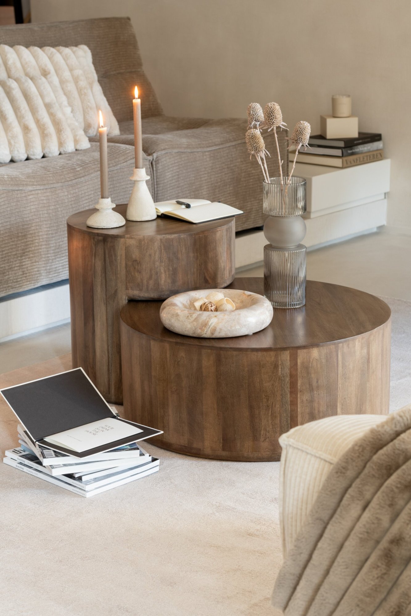 Kom Braaboro Marmer Beige - Afbeelding 2