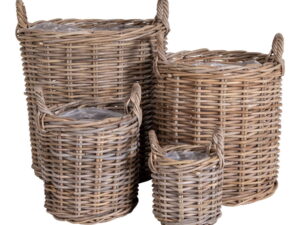 Mand Skeibena Rotan Naturel - Set van 4