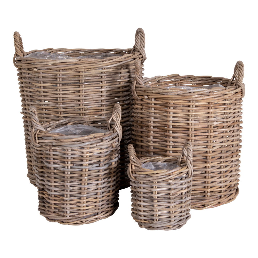 Mand Skeibena Rotan Naturel - Set van 4