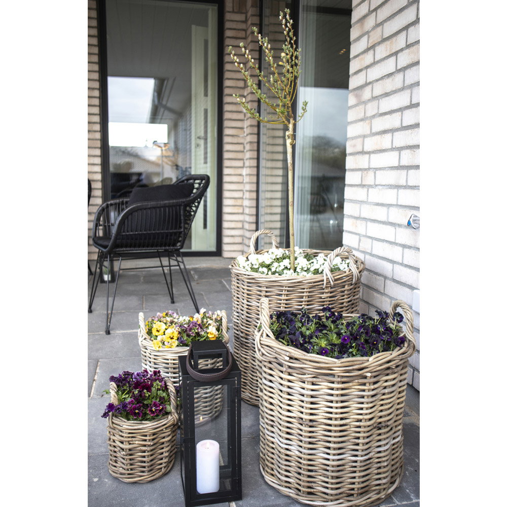 Mand Skeibena Rotan Naturel - Set van 4 - Afbeelding 2