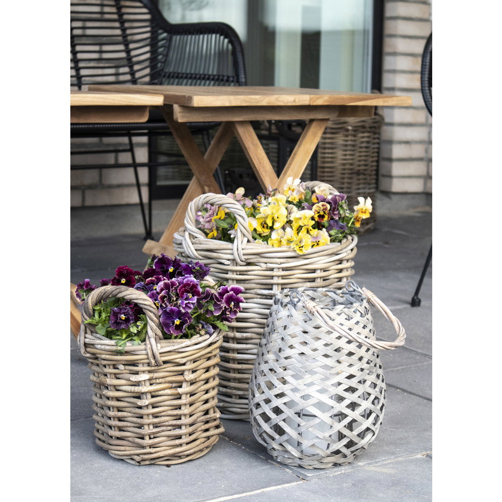 Mand Skeibena Rotan Naturel - Set van 4 - Afbeelding 4