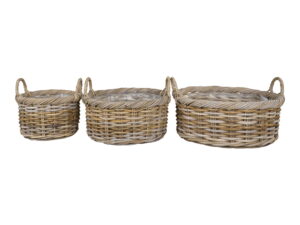 Mand Kaavun Rotan Naturel - Set van 3