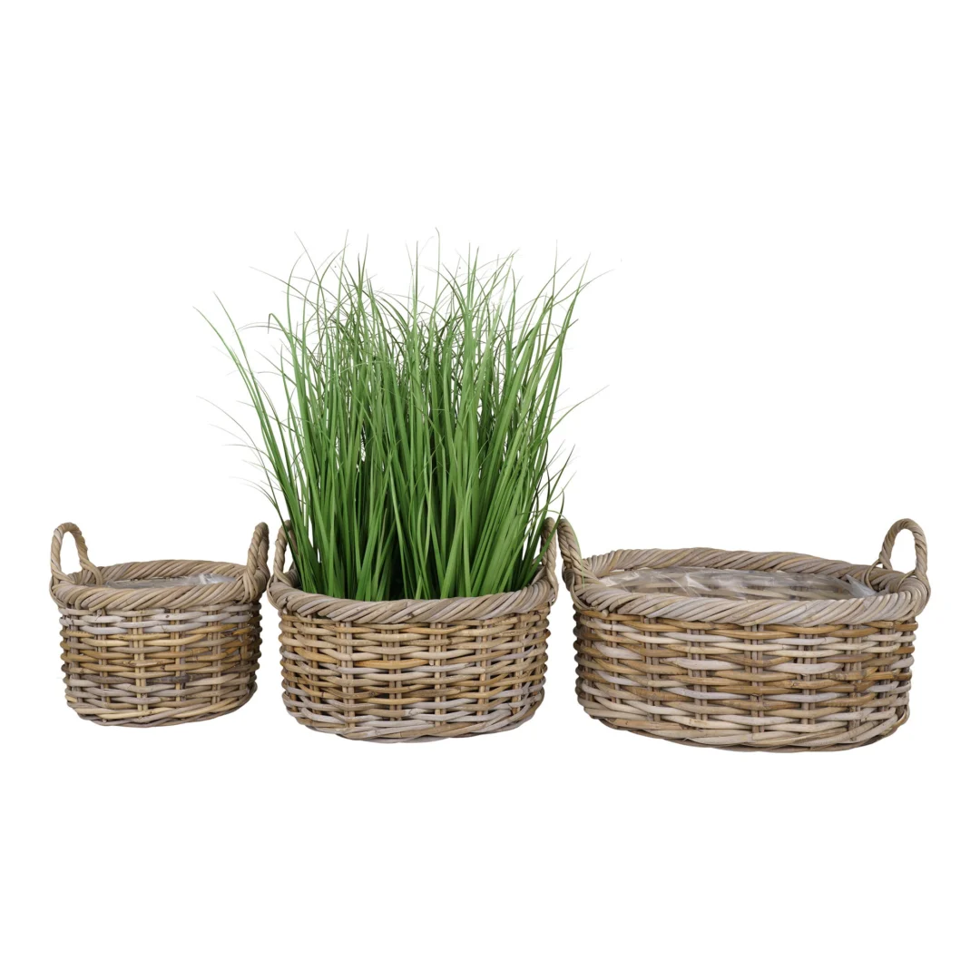 Mand Kaavun Rotan Naturel - Set van 3 - Afbeelding 2