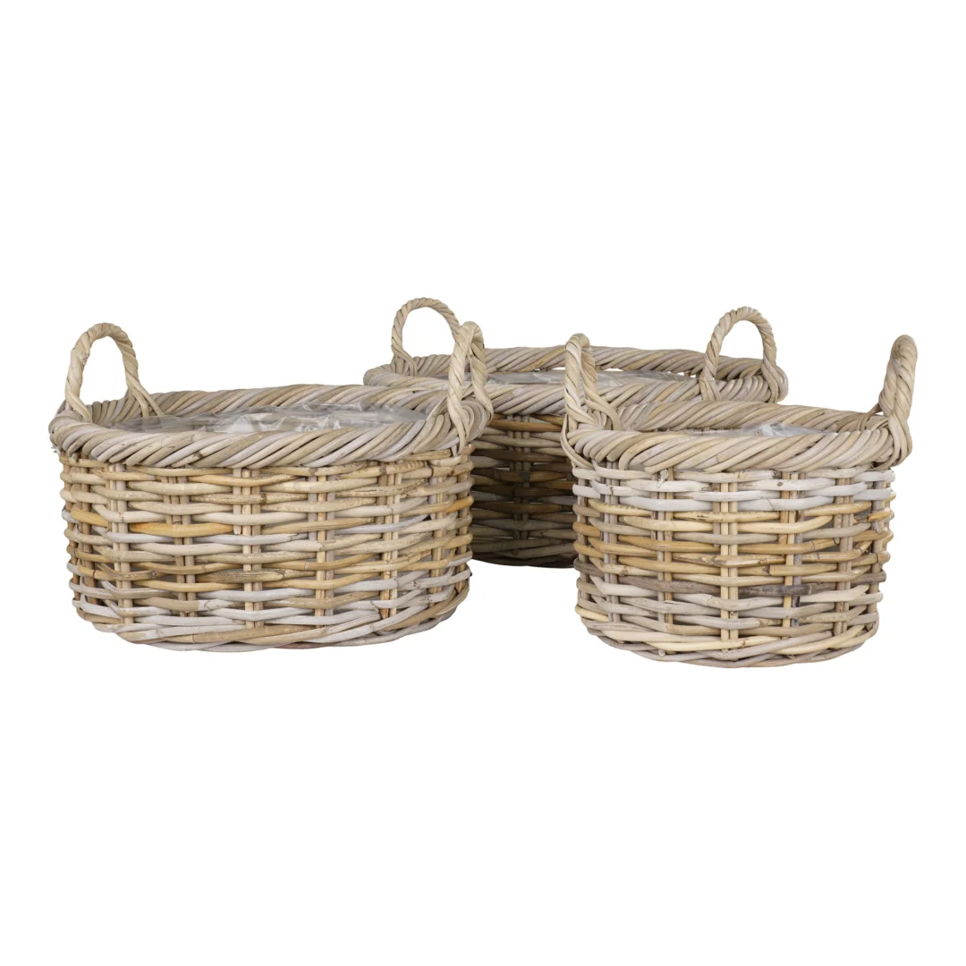 Mand Kaavun Rotan Naturel - Set van 3 - Afbeelding 3