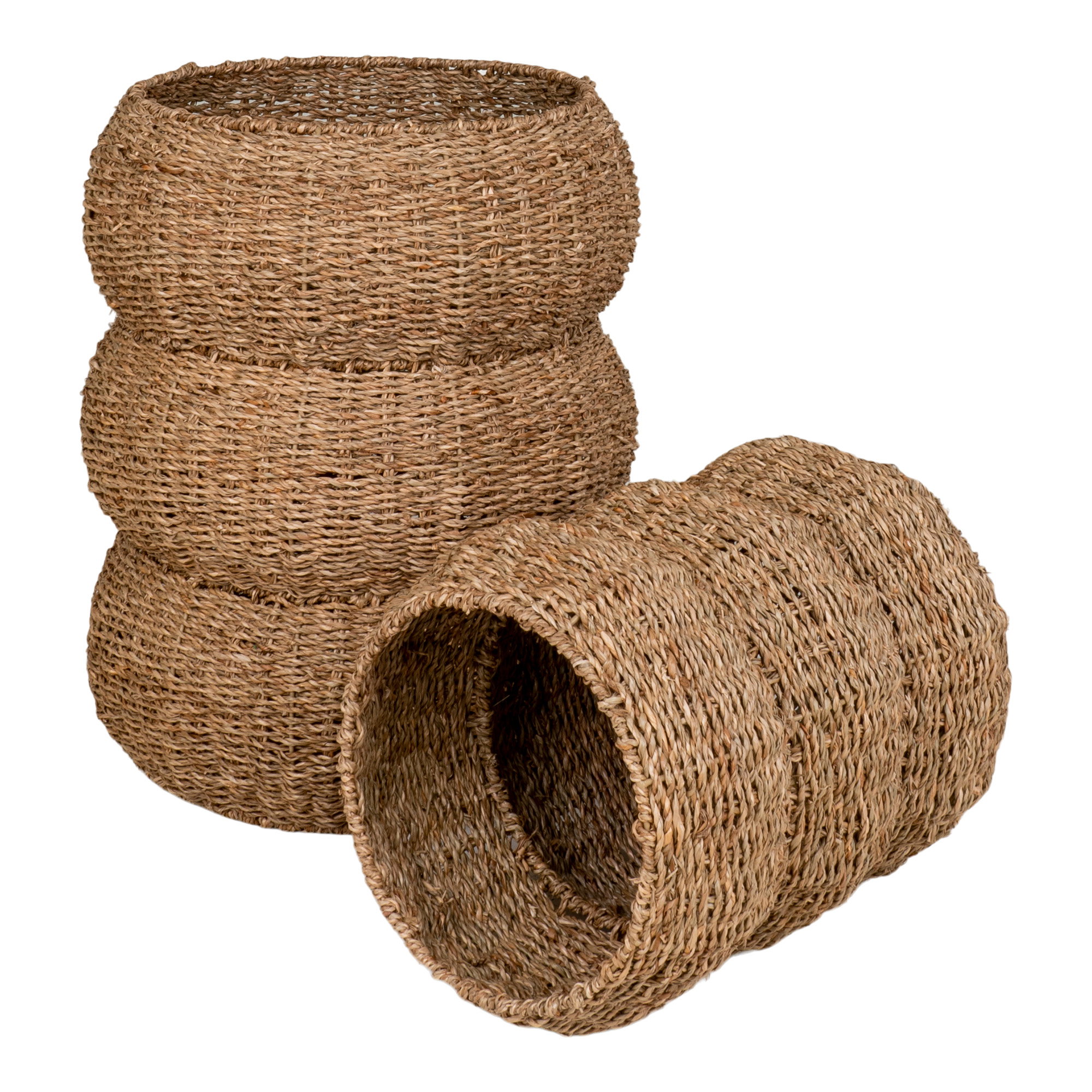 Mand Brelvora Zeegras Naturel - Set van 2 - Afbeelding 3