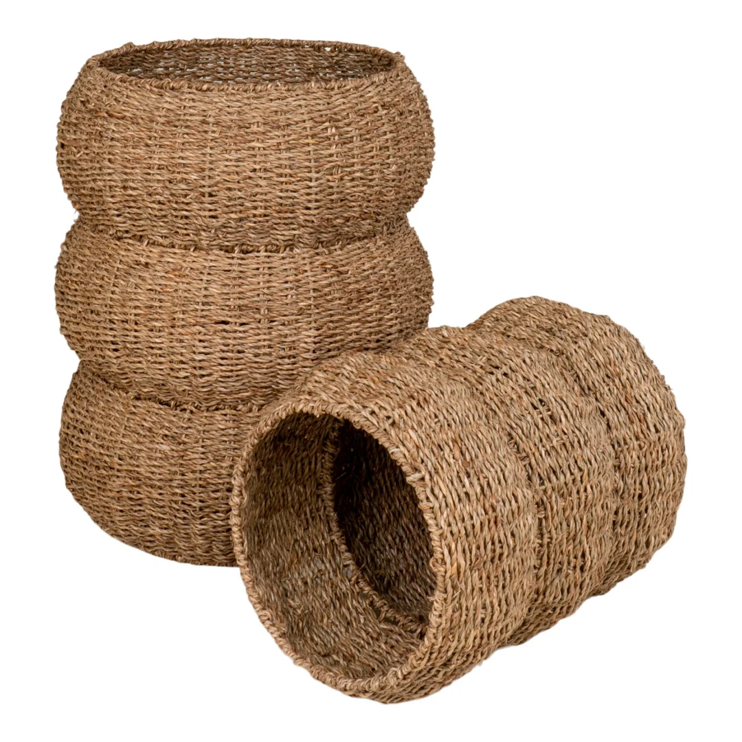 Mand Brelvora Zeegras Naturel - Set van 2 - Afbeelding 3