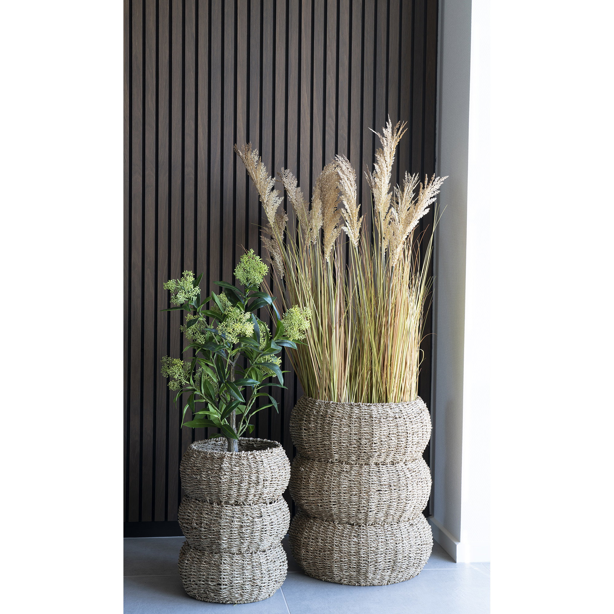 Mand Brelvora Zeegras Naturel - Set van 2 - Afbeelding 4