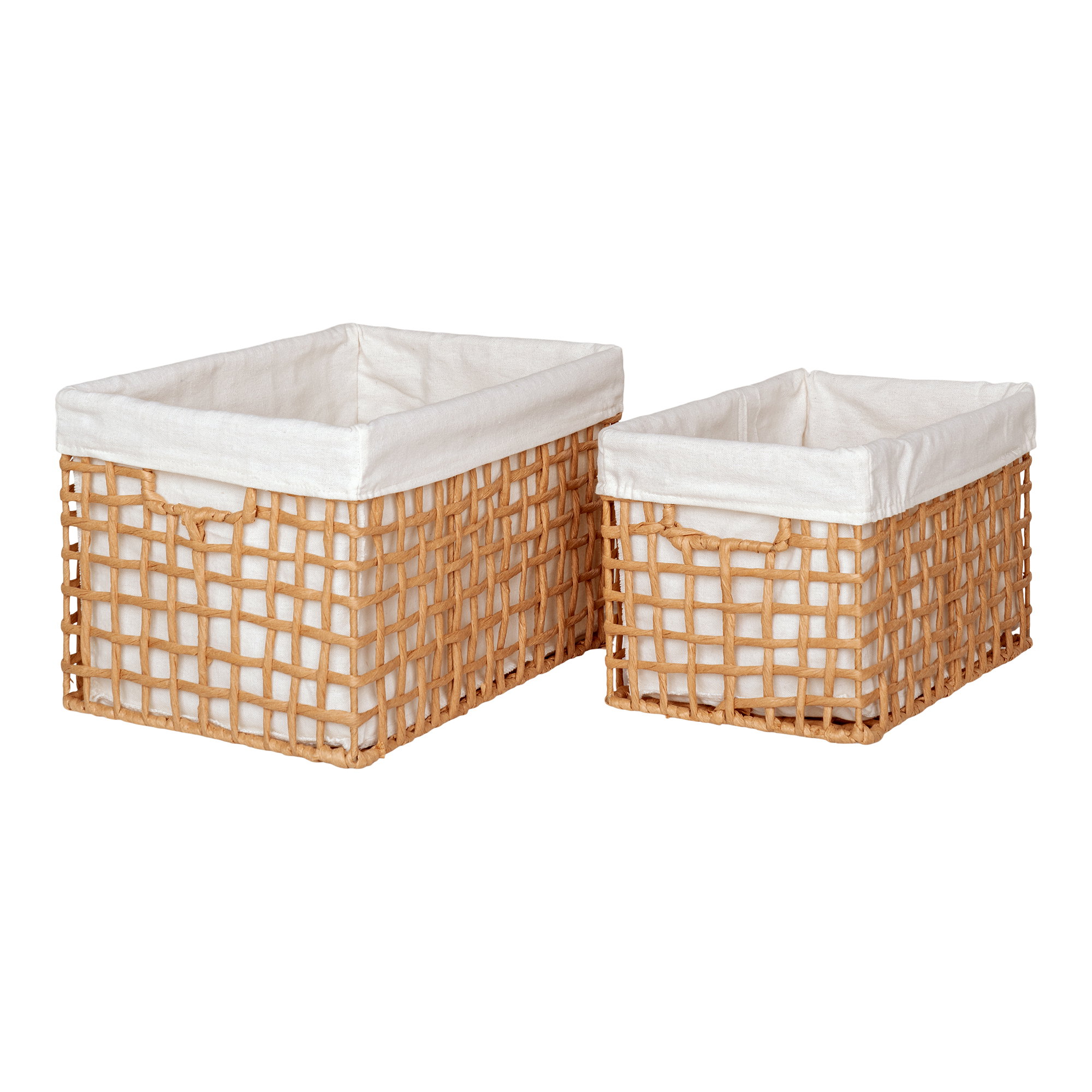 Mand Koosun Metaal Naturel - Set van 2