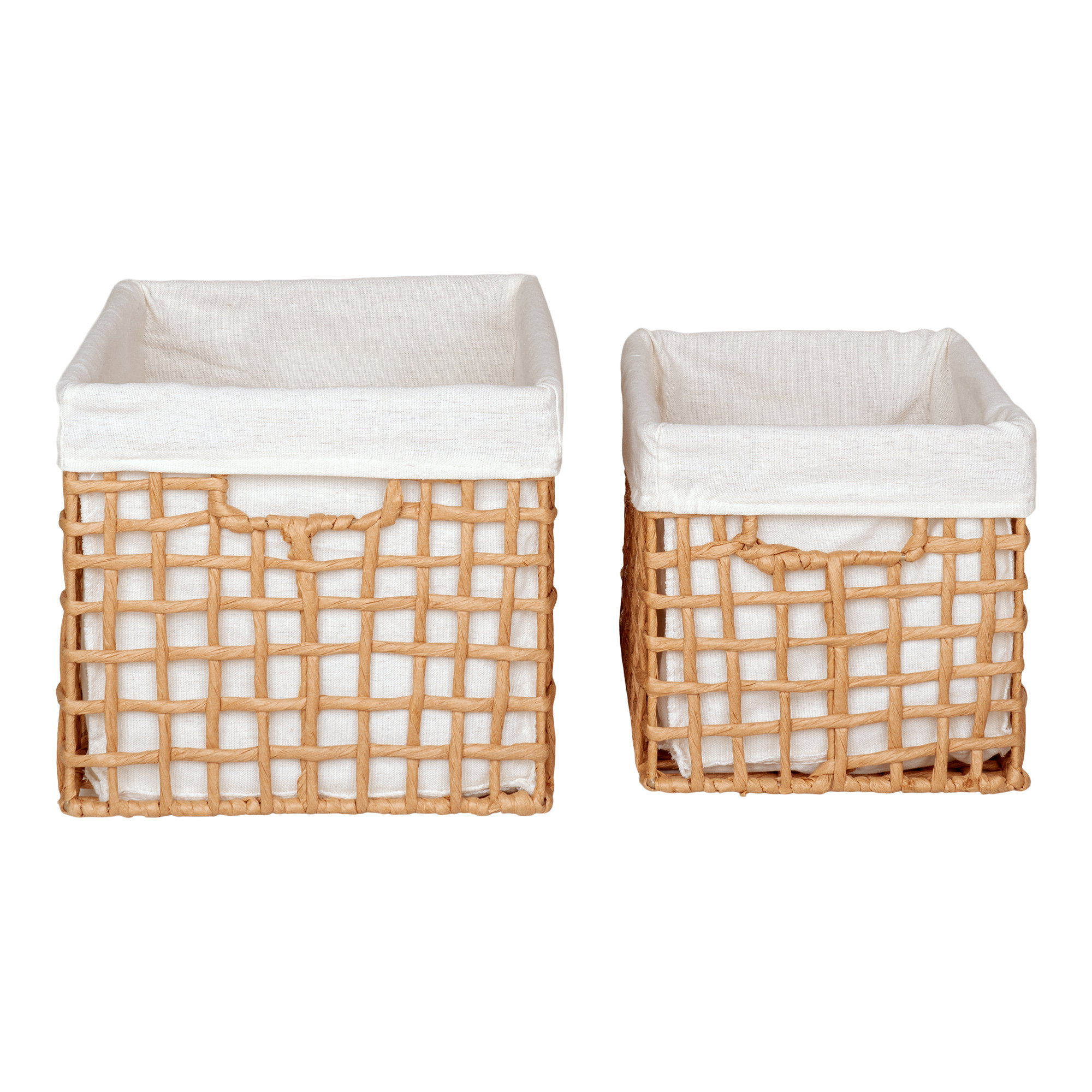 Mand Koosun Metaal Naturel - Set van 2 - Afbeelding 2