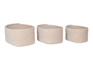 Mand Dauldand Katoen Beige - Set van 3