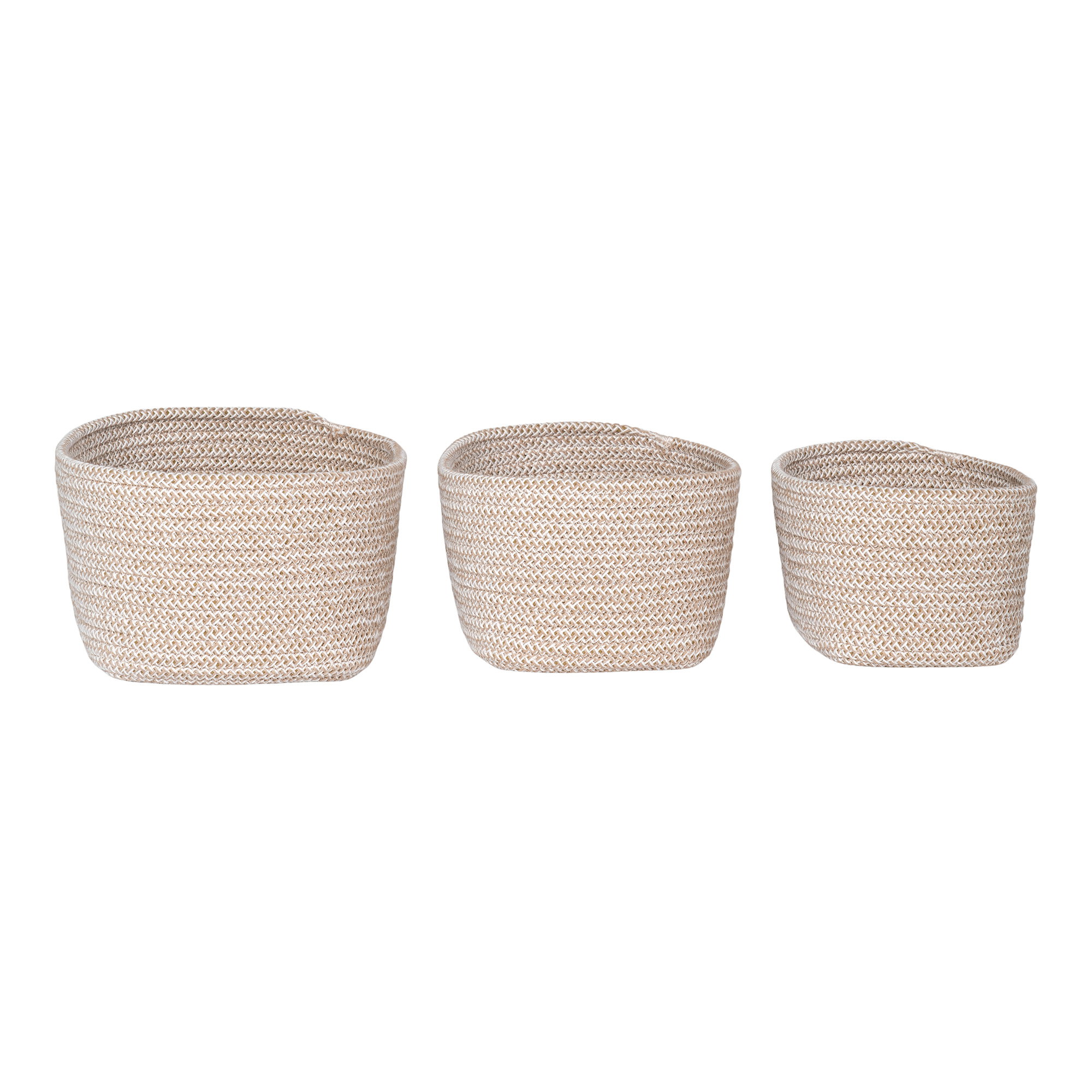 Mand Dauldand Katoen Beige - Set van 3 - Afbeelding 2