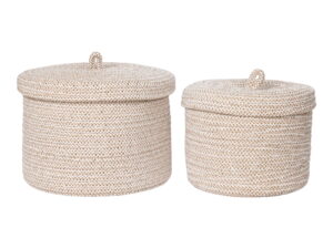 Mand Jeirdos Katoen Beige - Set van 2