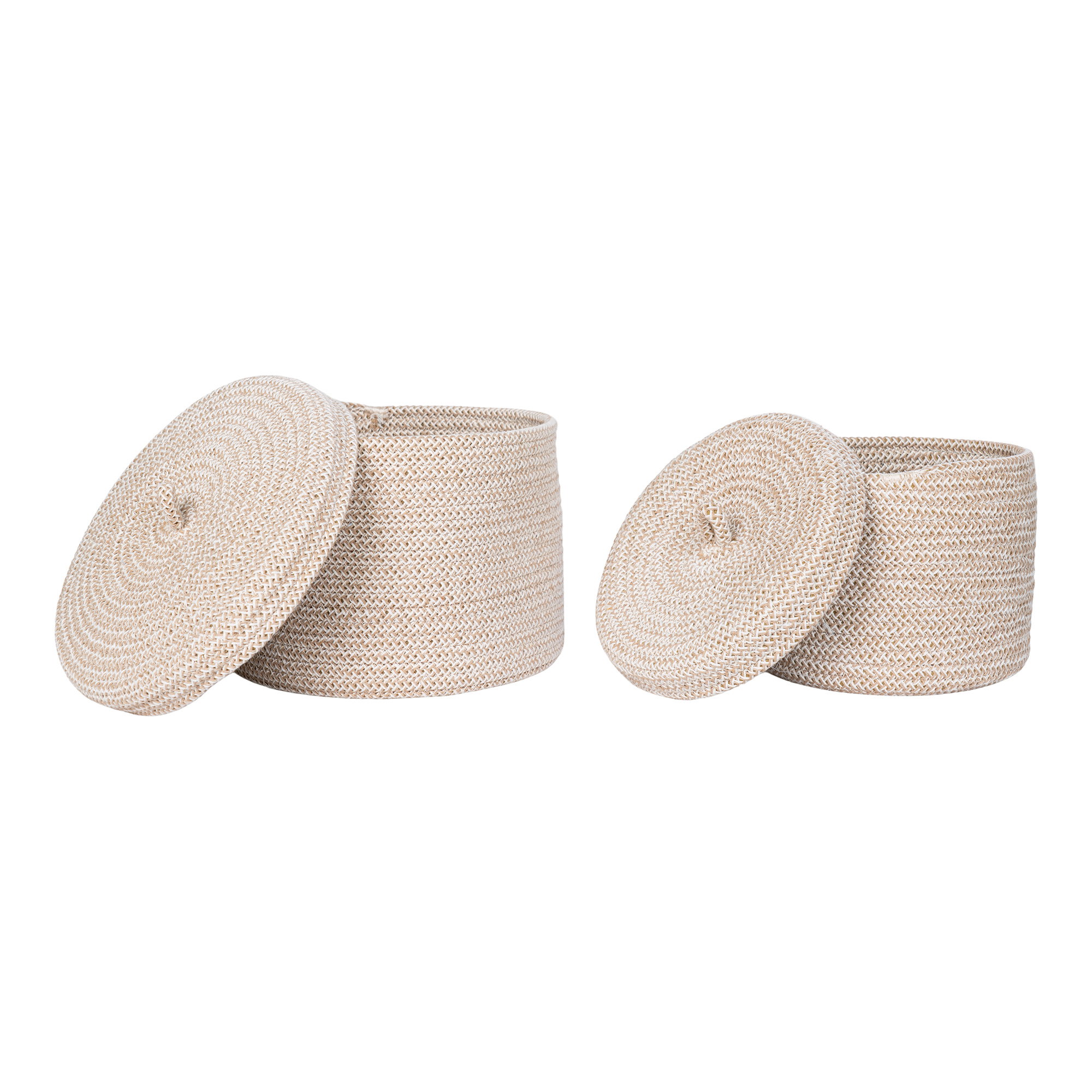 Mand Jeirdos Katoen Beige - Set van 2 - Afbeelding 2