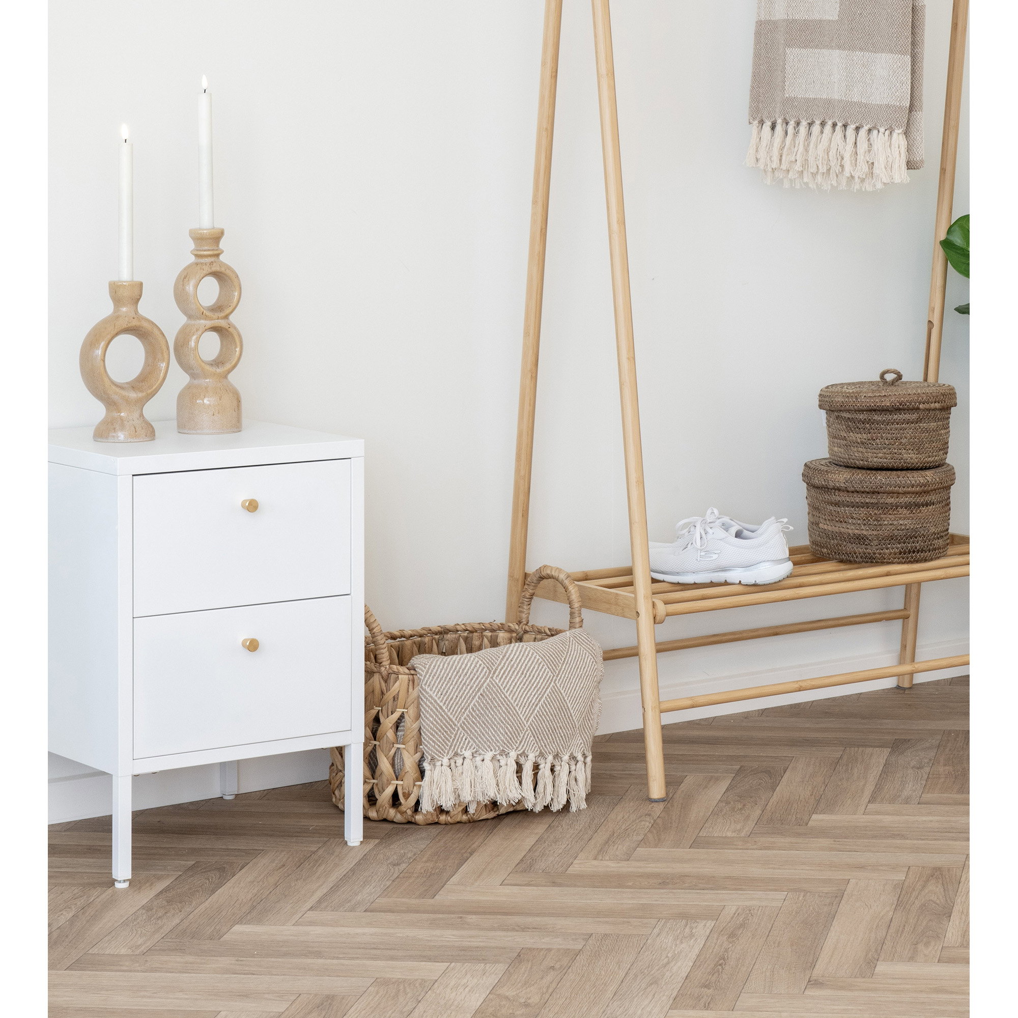 Mand Greinnang Waterhyacint Naturel - Set van 3 - Afbeelding 4