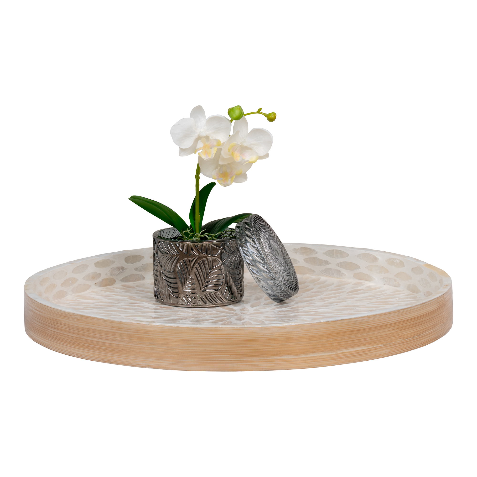 Dienblad Sloomi Bamboe Beige - Afbeelding 2