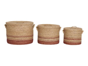 Mand Baaldir Zeegras Naturel - Set van 3