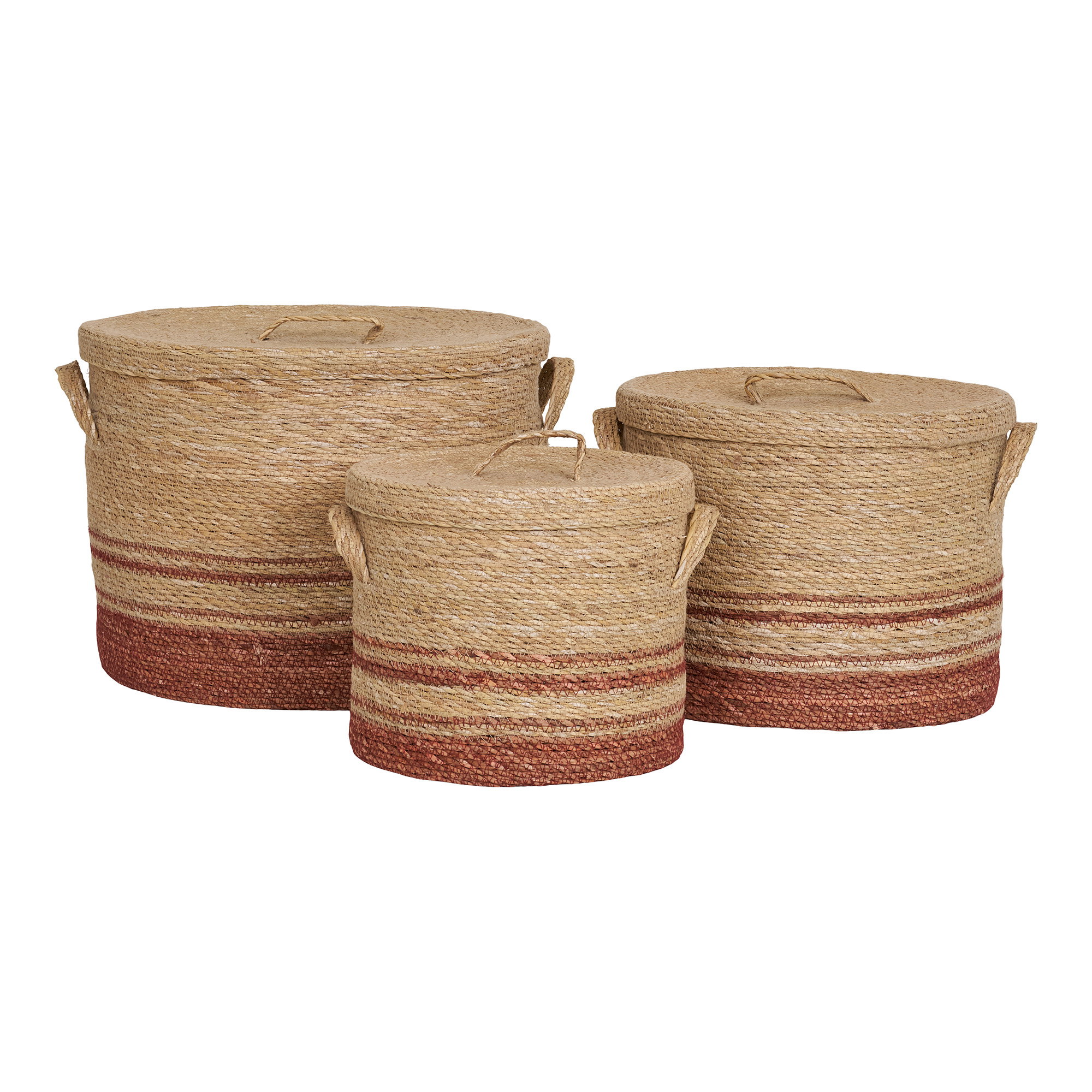 Mand Baaldir Zeegras Naturel - Set van 3 - Afbeelding 2
