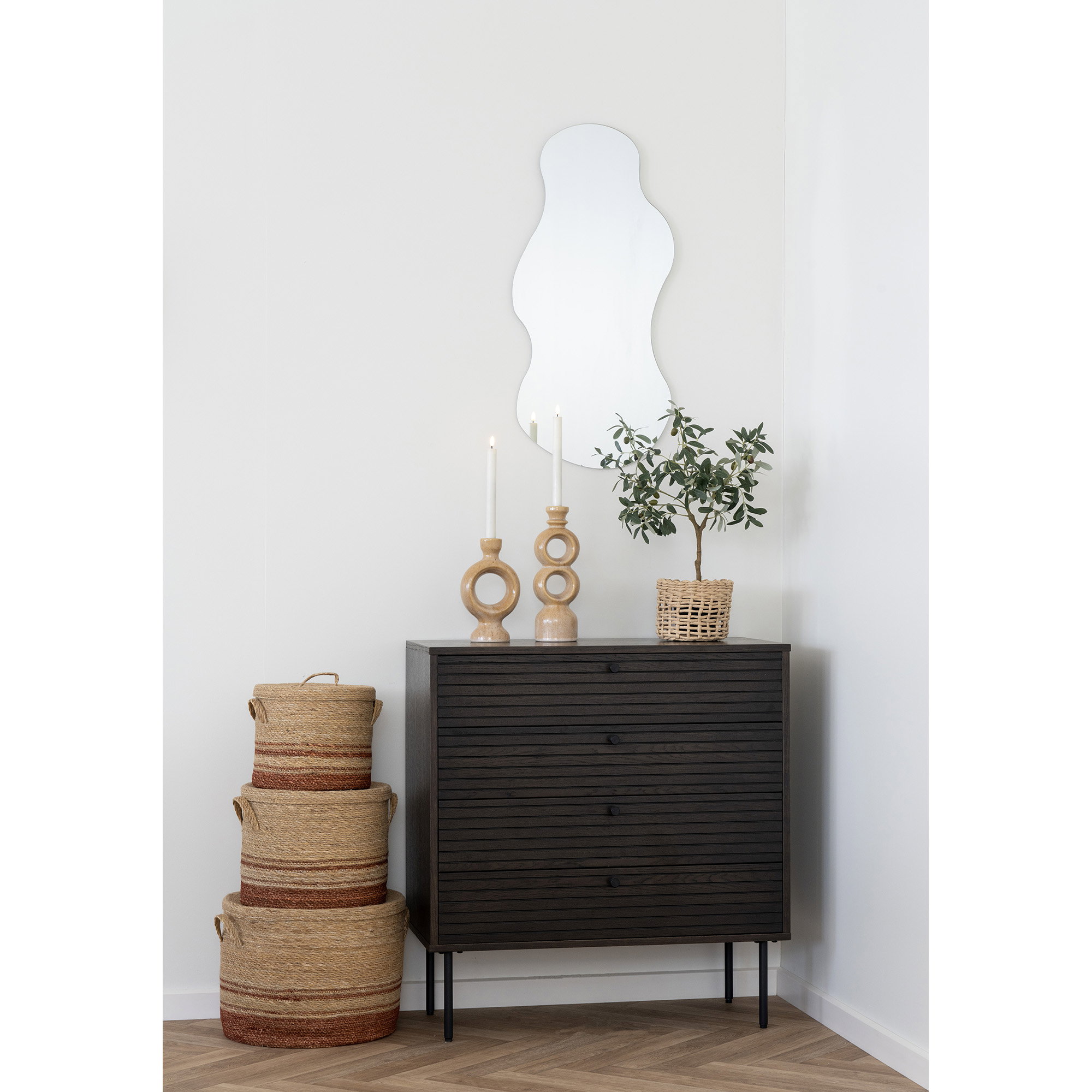 Mand Baaldir Zeegras Naturel - Set van 3 - Afbeelding 4
