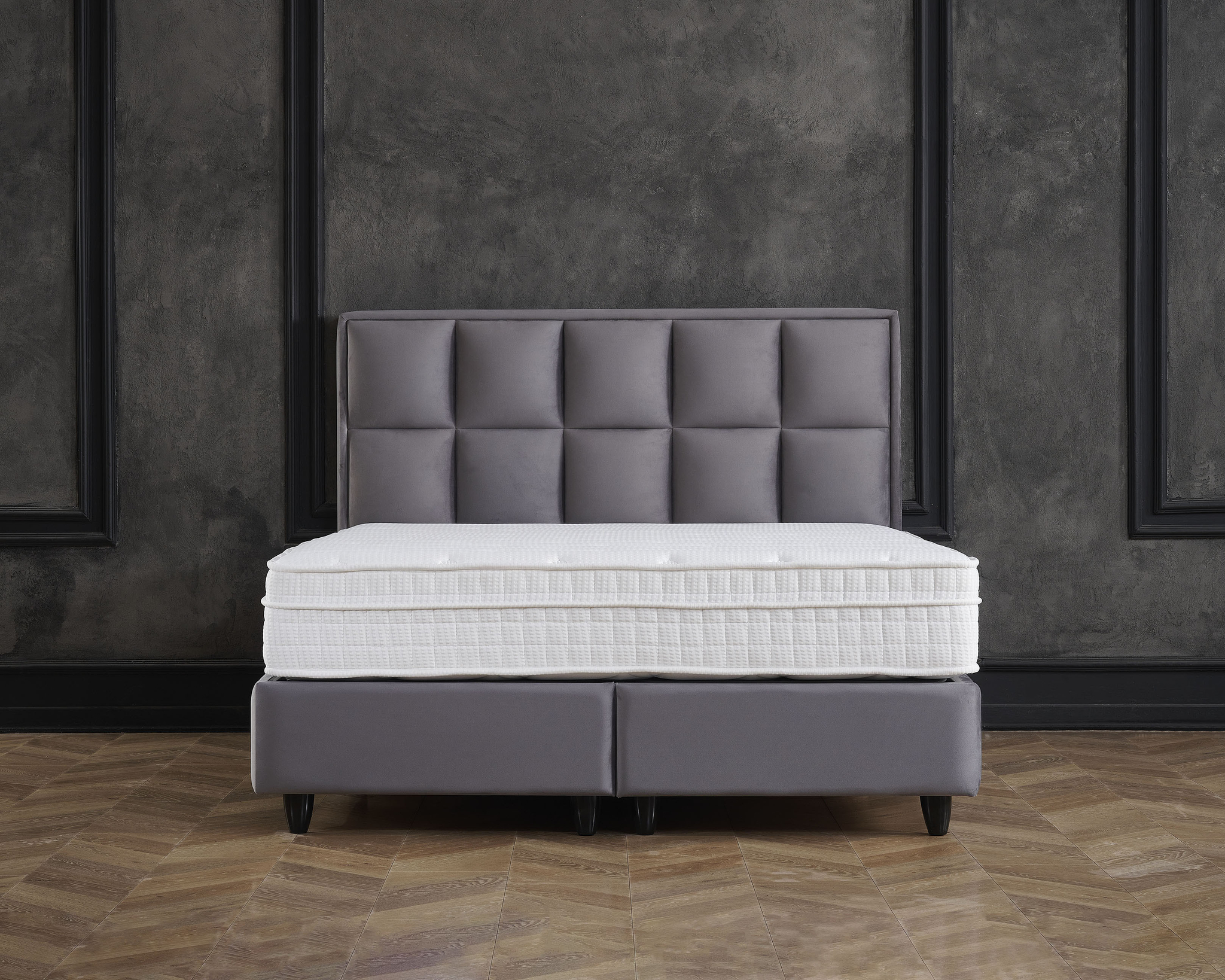 Boxspring Vaurmar Antraciet 160x200 - Afbeelding 3