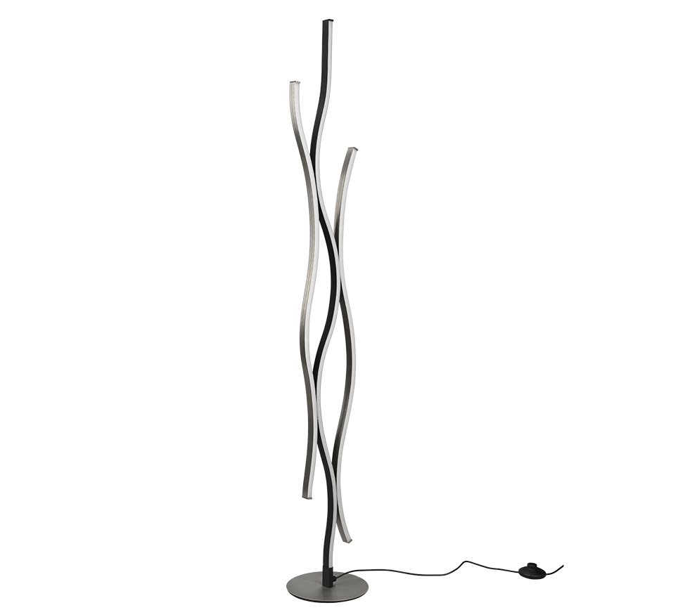 Vloerlamp Broontek Zwart Ø20,5 cm - Set van 3 - Afbeelding 3