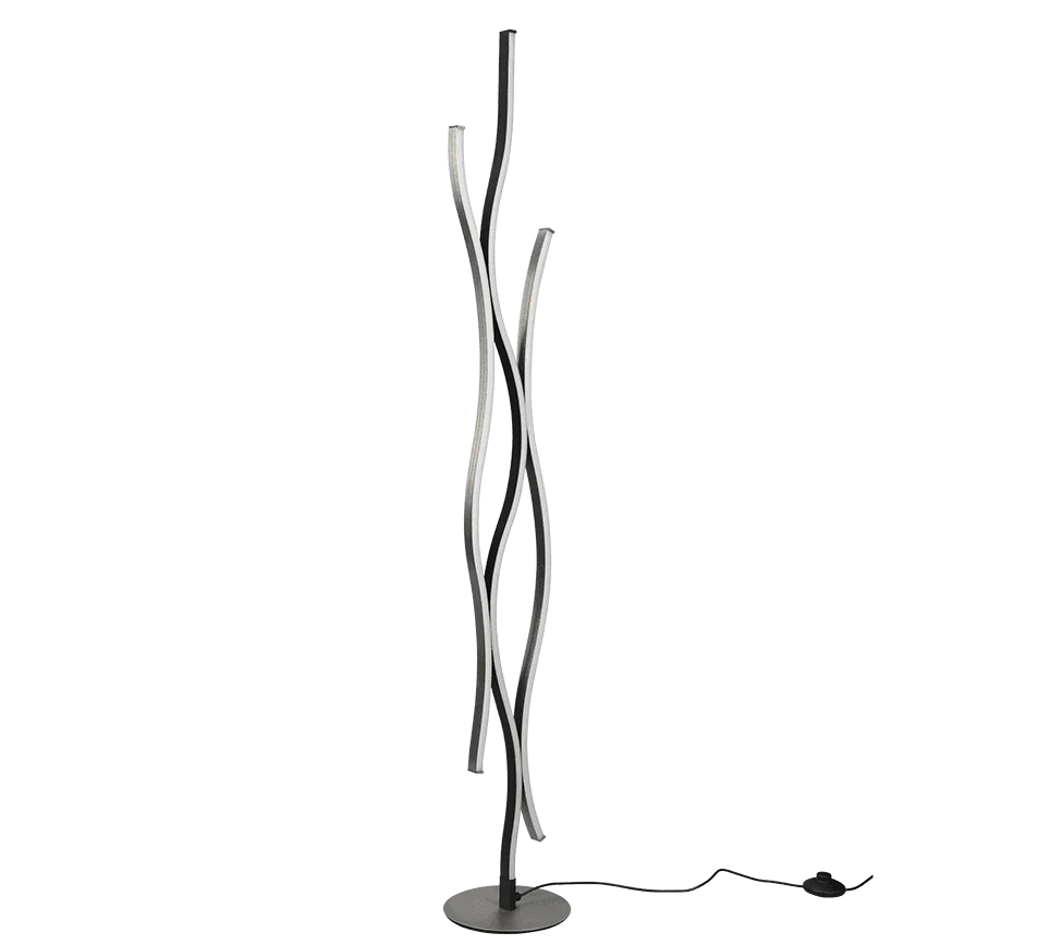 Vloerlamp Broontek Zwart Ø20,5 cm - Set van 3 - Afbeelding 3
