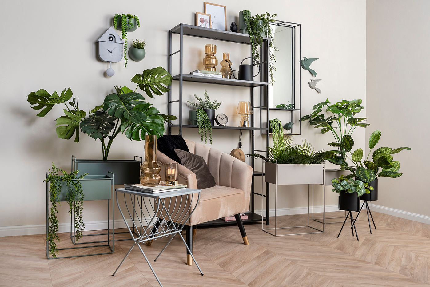 Wandklok Coosano Grijs - Afbeelding 5
