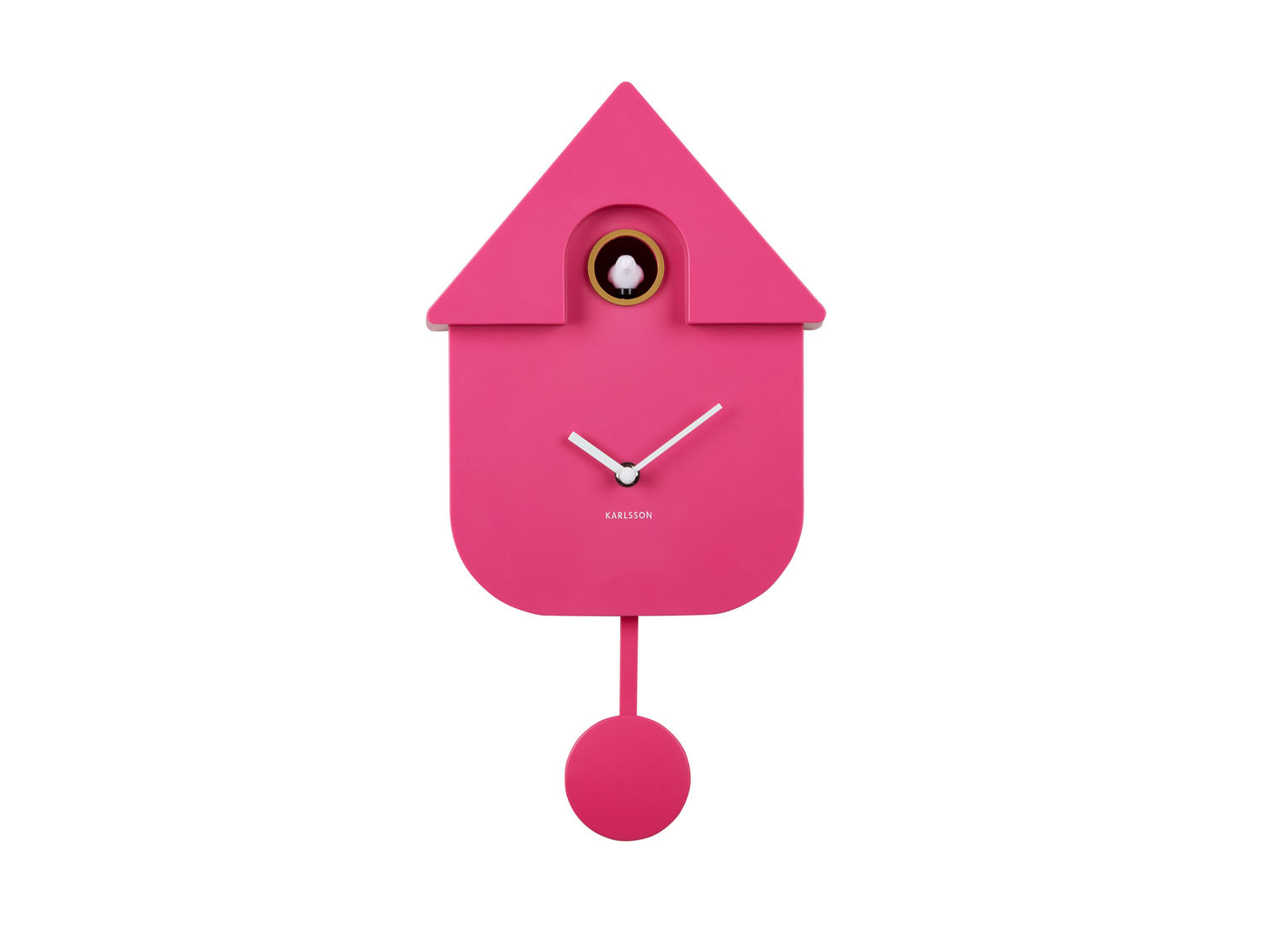 Wandklok Praldel Helder Roze - Afbeelding 2