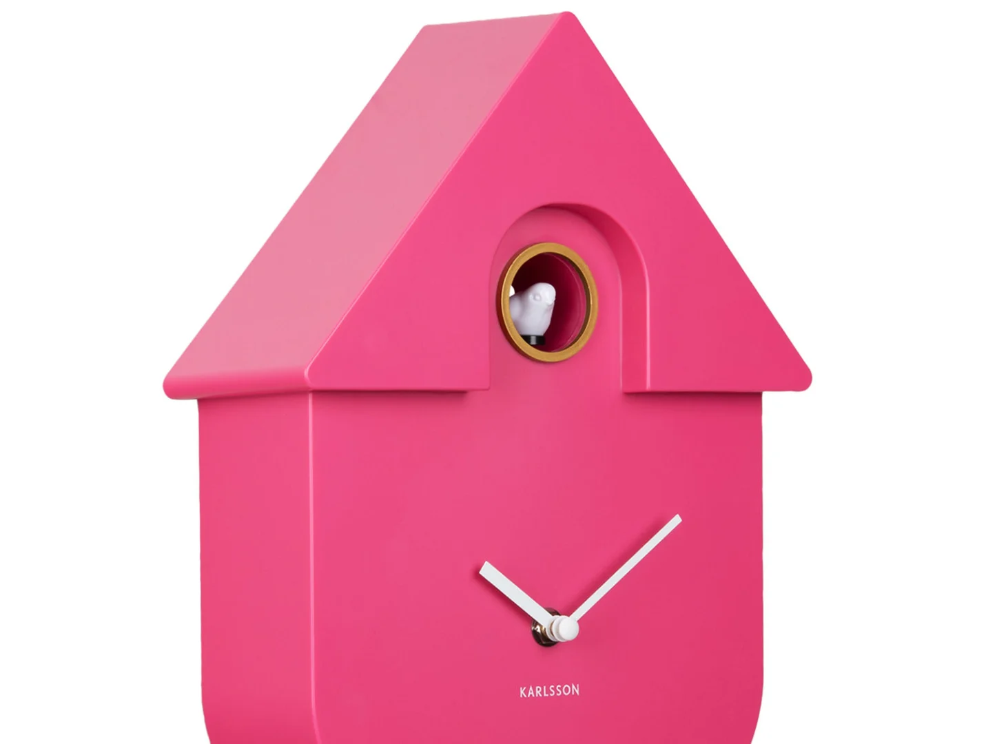 Wandklok Praldel Helder roze metaal - Afbeelding 3