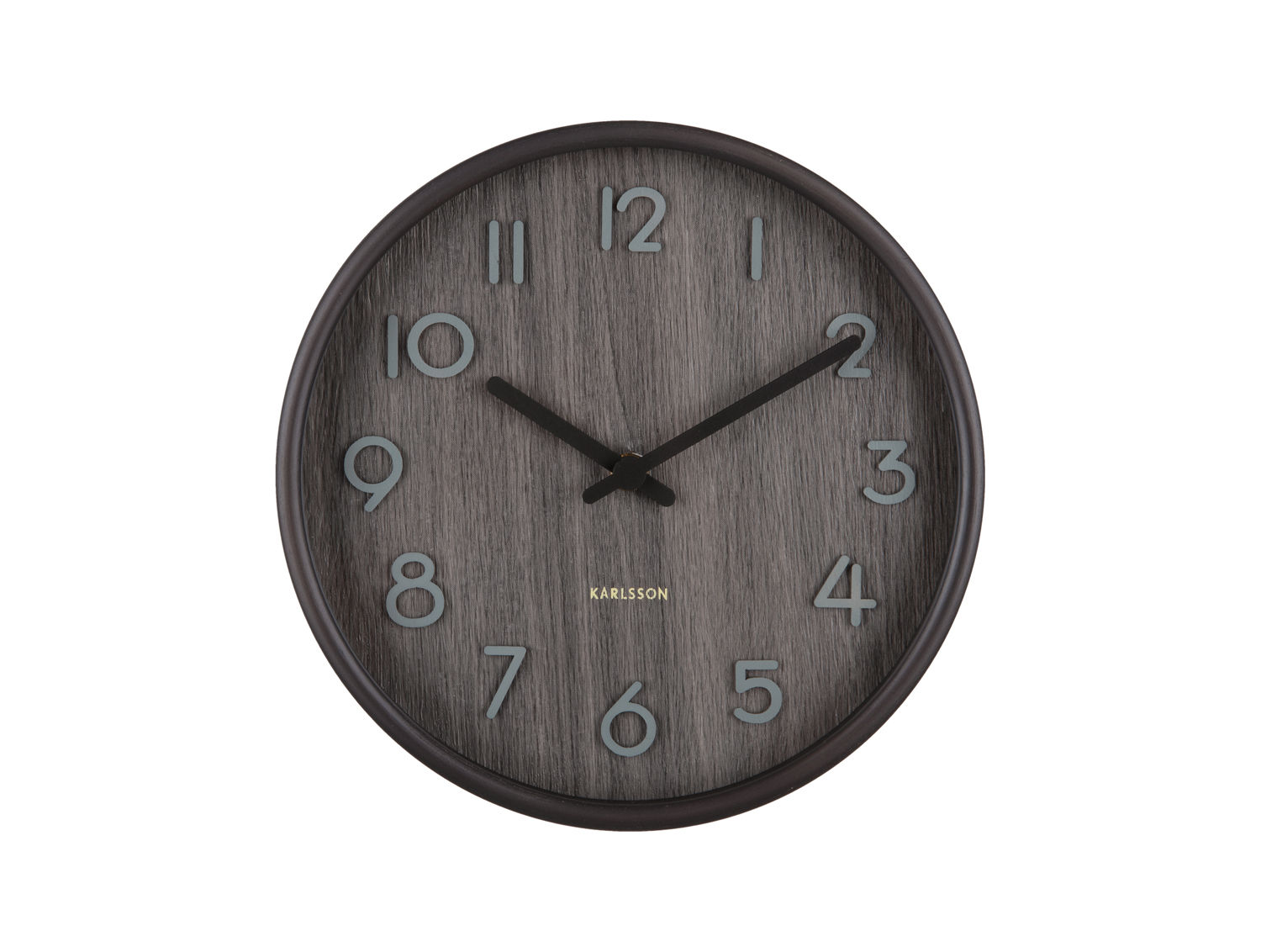 Wandklok Taulos Walnoot - Afbeelding 2