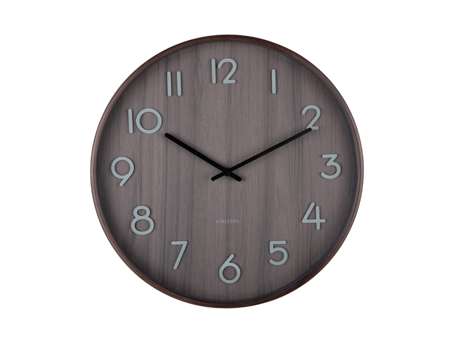 Wandklok Stilal Walnoot - Afbeelding 2