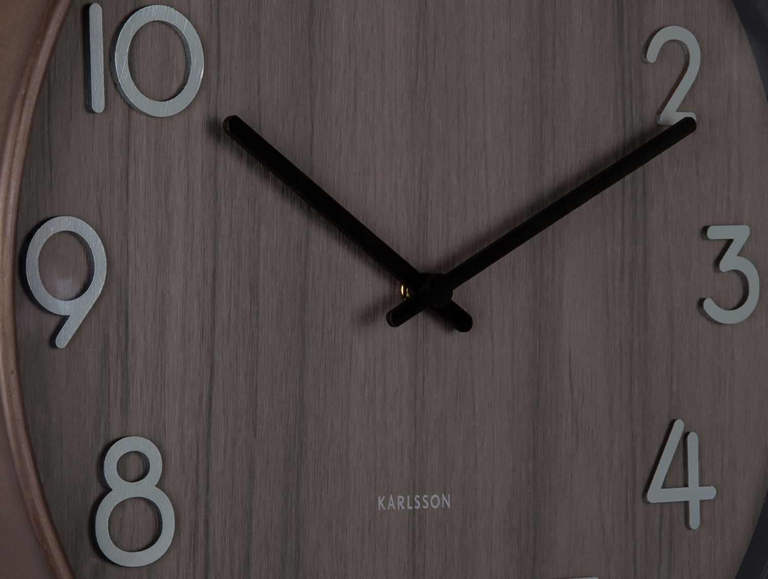 Wandklok Stilal Walnoot - Afbeelding 3