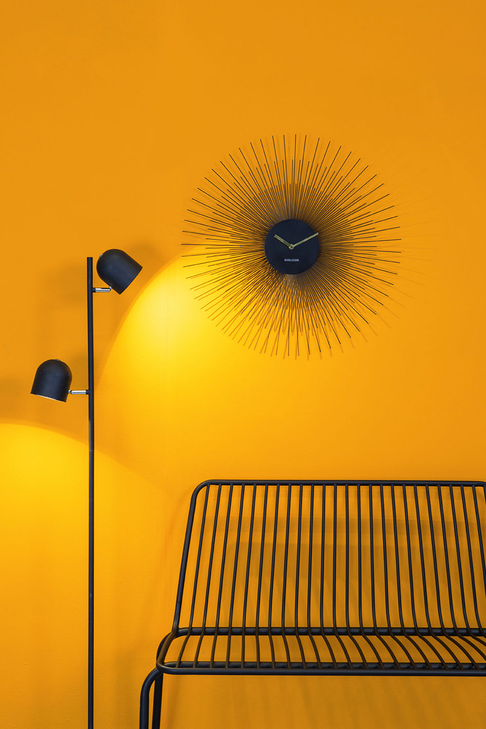 Wandklok Barek Zwart - Afbeelding 3