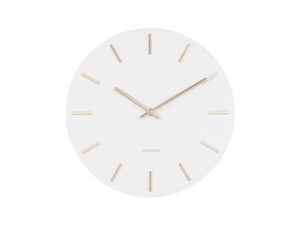 Wandklok Meeskil Wit