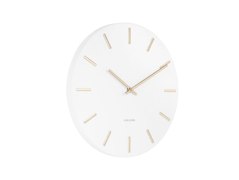 Wandklok Meeskil Wit - Afbeelding 2
