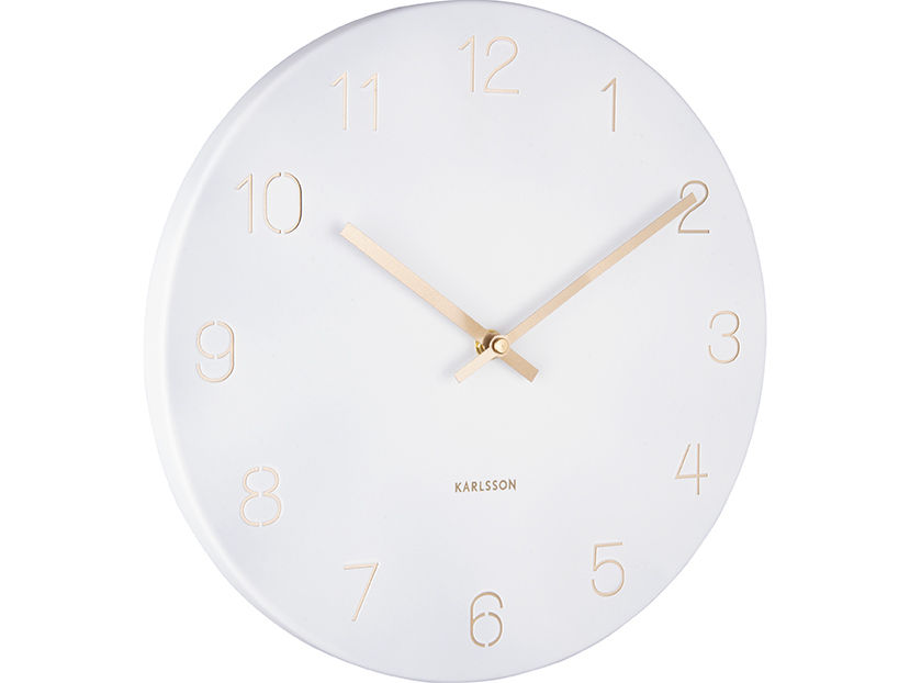 Wandklok Laarrena Wit - Afbeelding 2