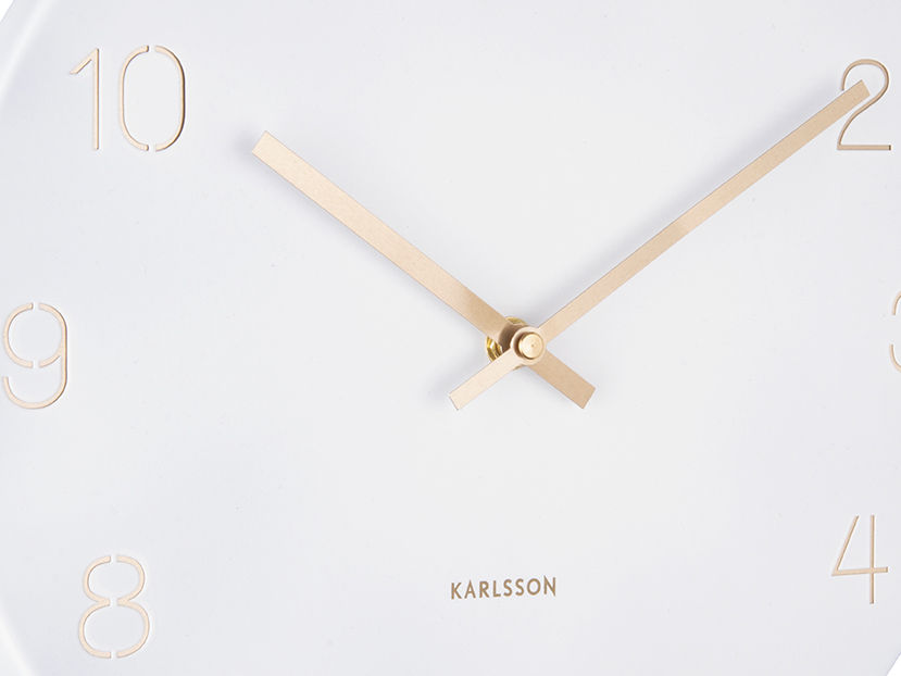Wandklok Laarrena Wit - Afbeelding 3