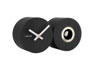 Wandklok Lalos Zwart - Set van 2