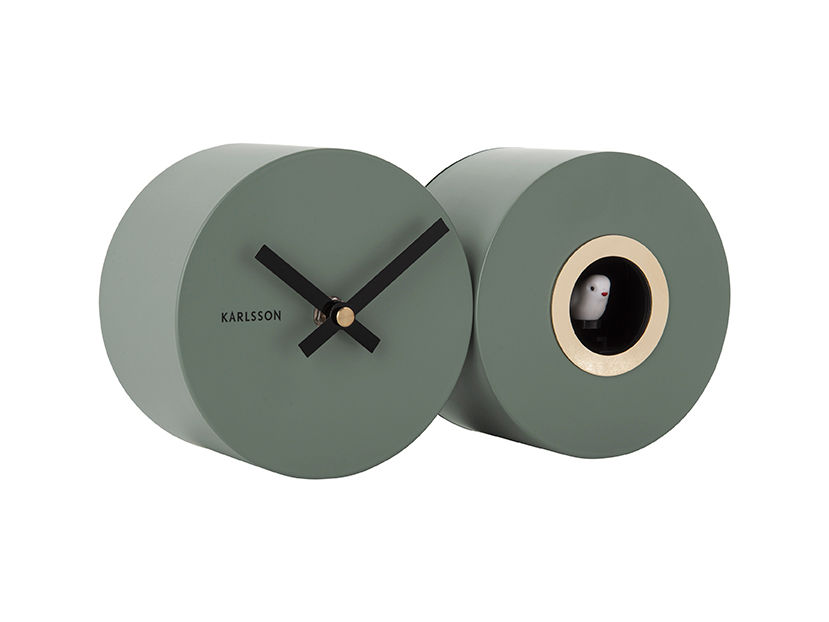 Wandklok Brunsond Groen - Set van 2