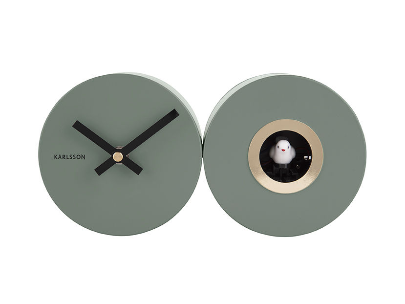 Wandklok Brunsond Groen - Set van 2 - Afbeelding 2