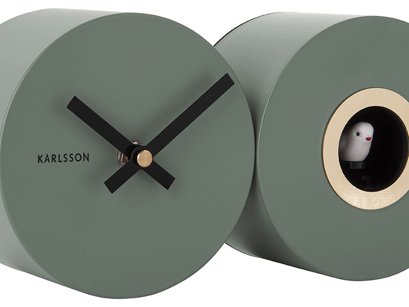 Wandklok Brunsond Groen - Set van 2 - Afbeelding 3