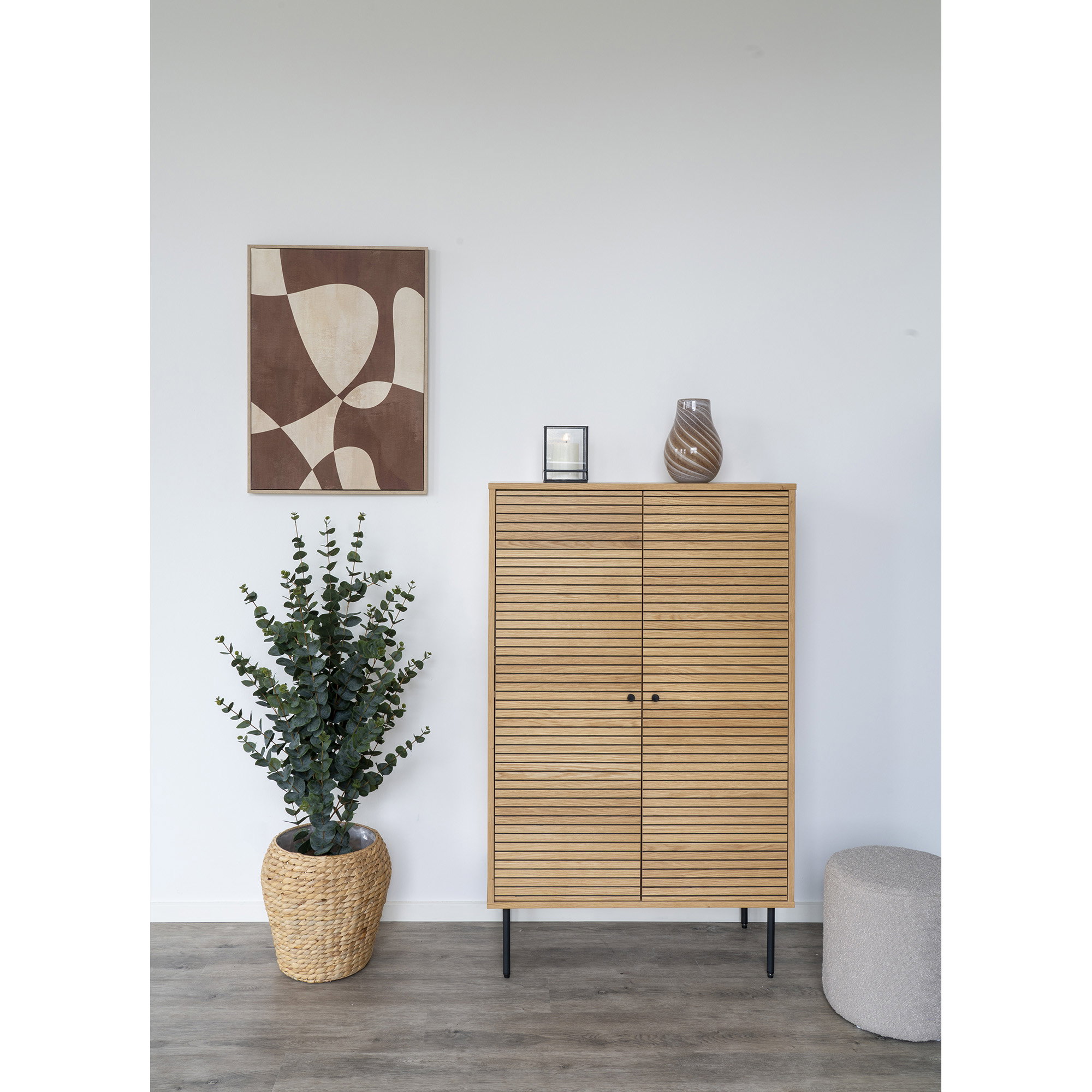 Vaas Cenia Glas Bruin H23 cm - Afbeelding 6