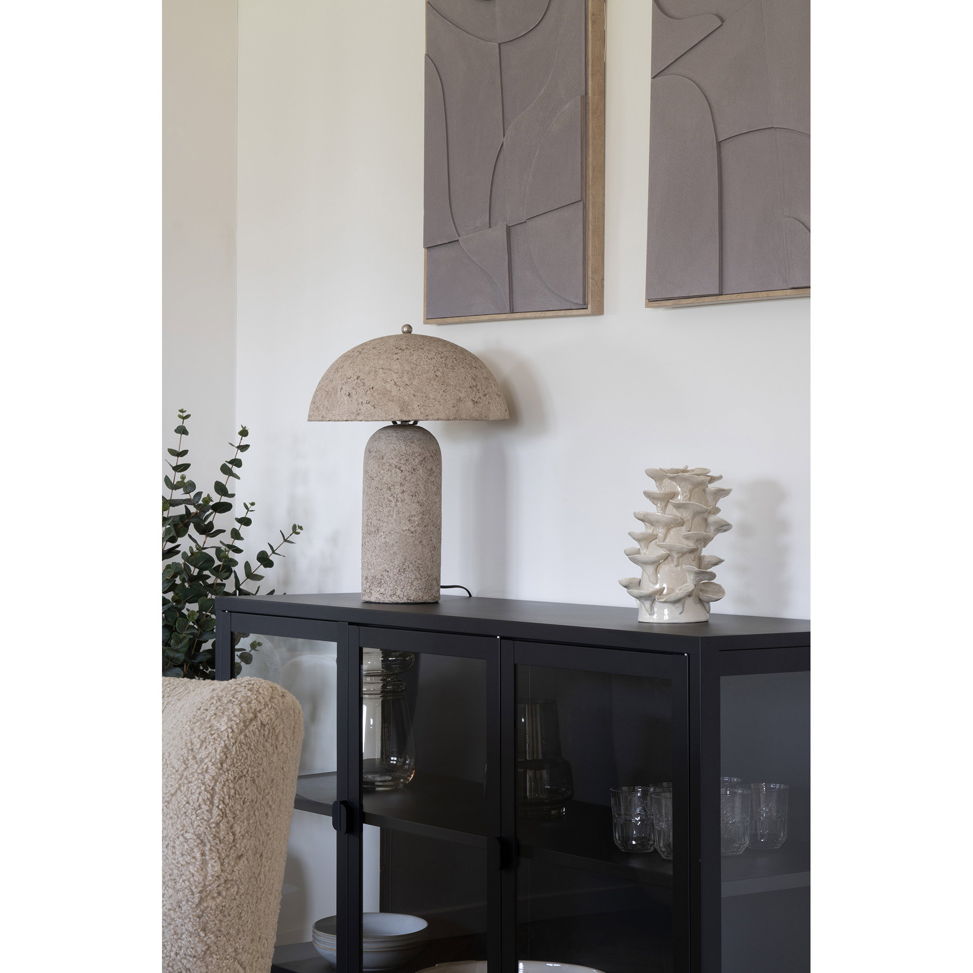 Decoratie Medora Keramiek Beige - Afbeelding 4